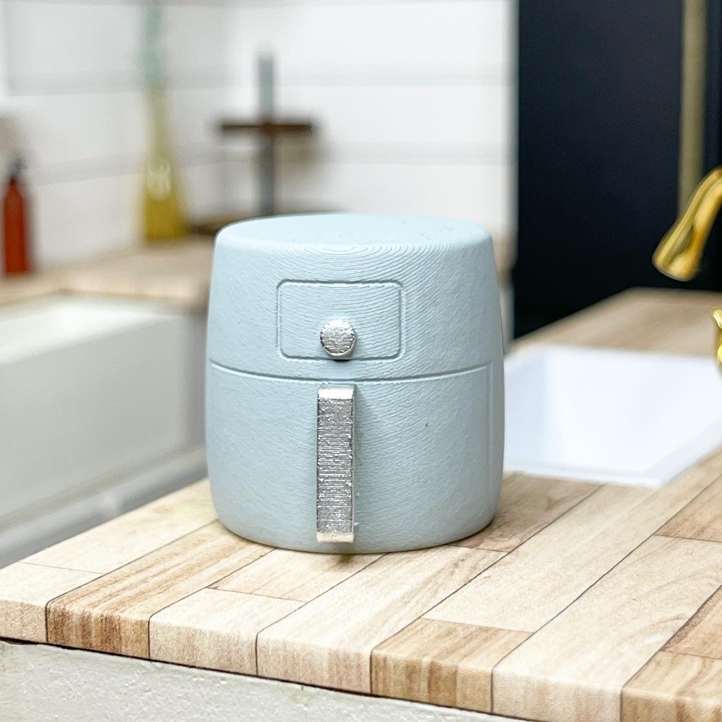Blue & Silver Air Fryer