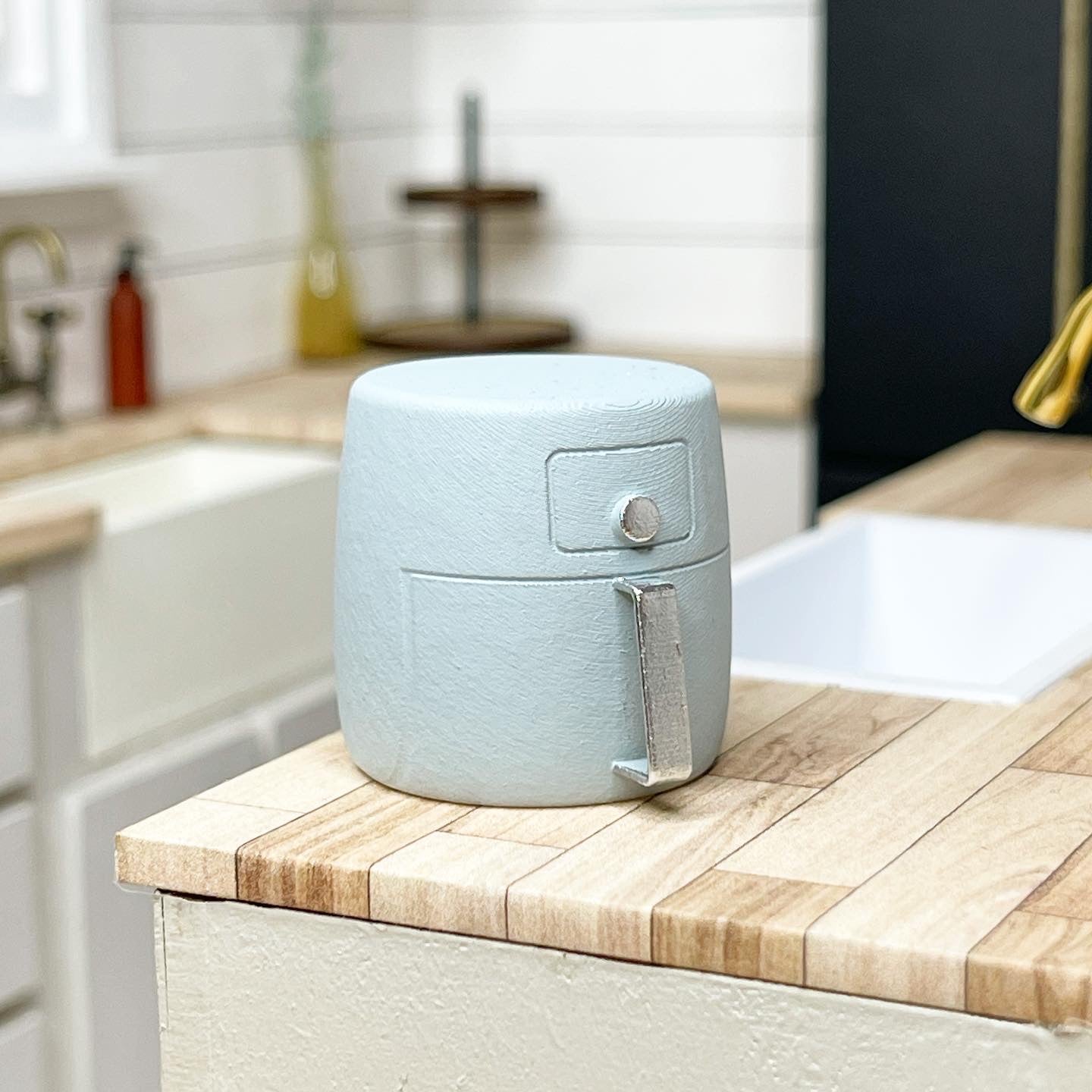 Blue & Silver Air Fryer