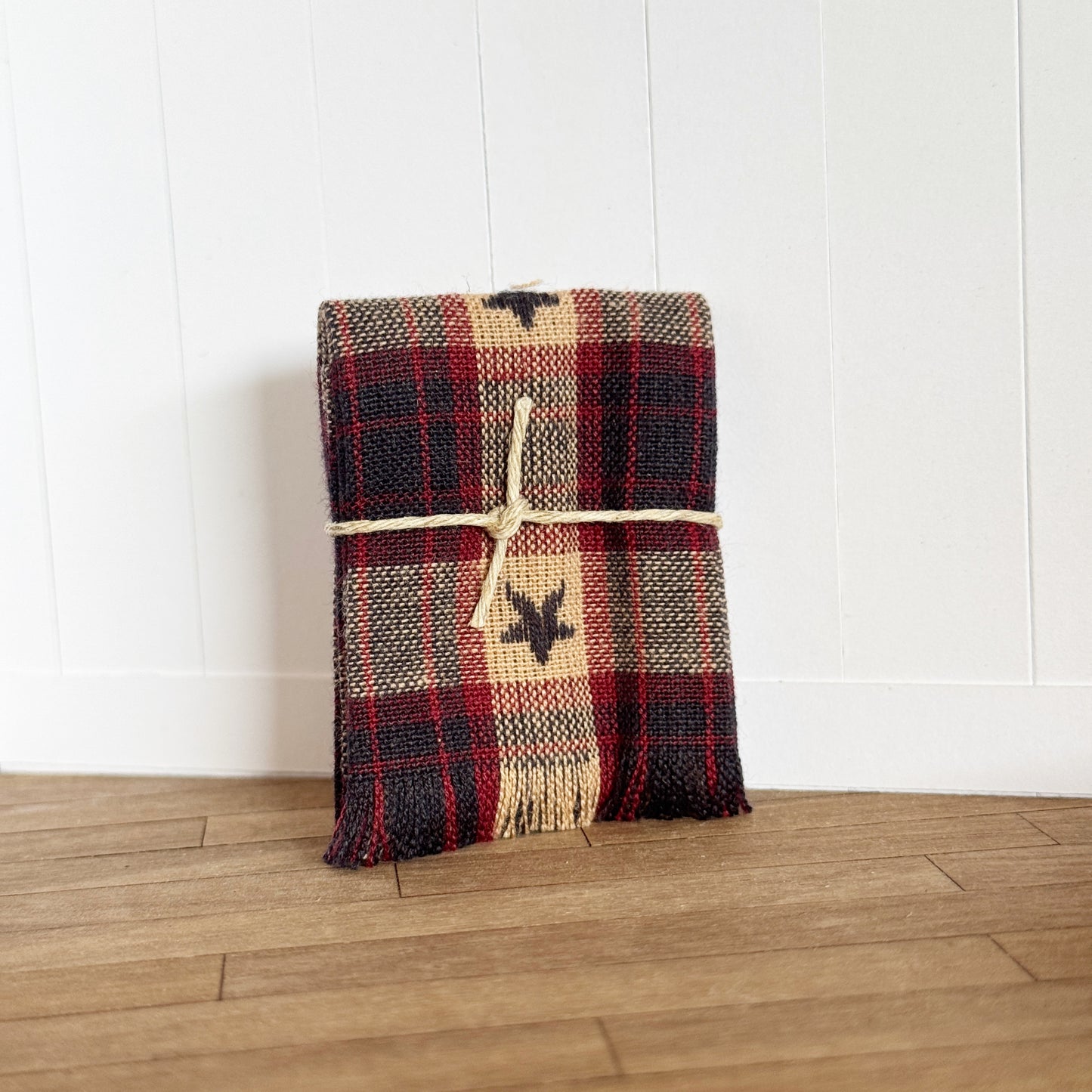 Red and Navy Blanket