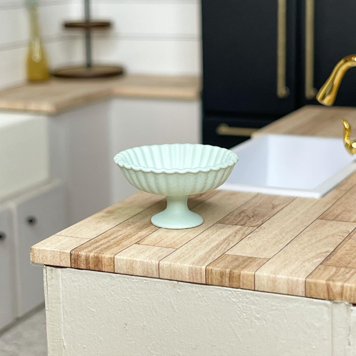 Mint Pedestal Serving Dish