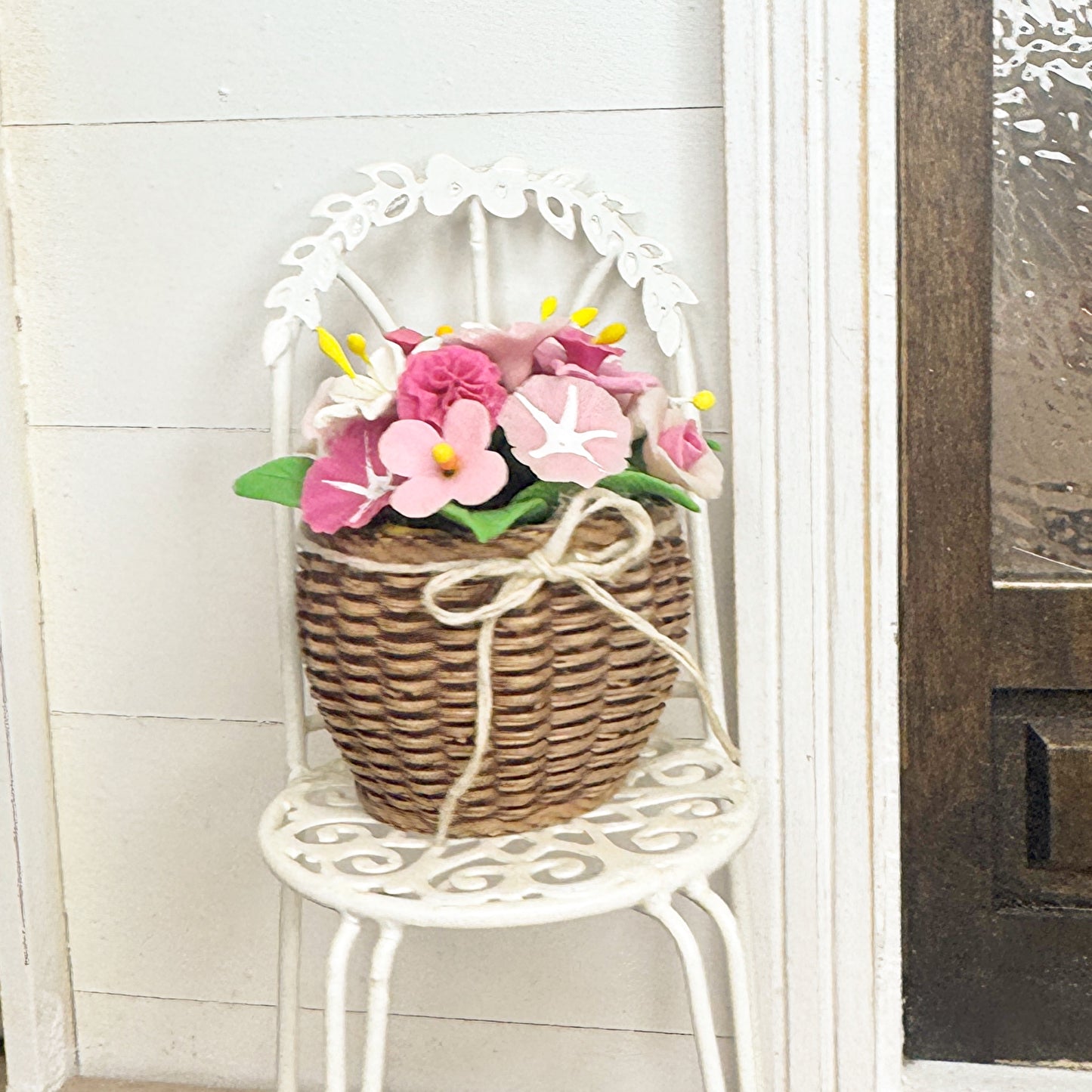 Wicker Flower Arrangment