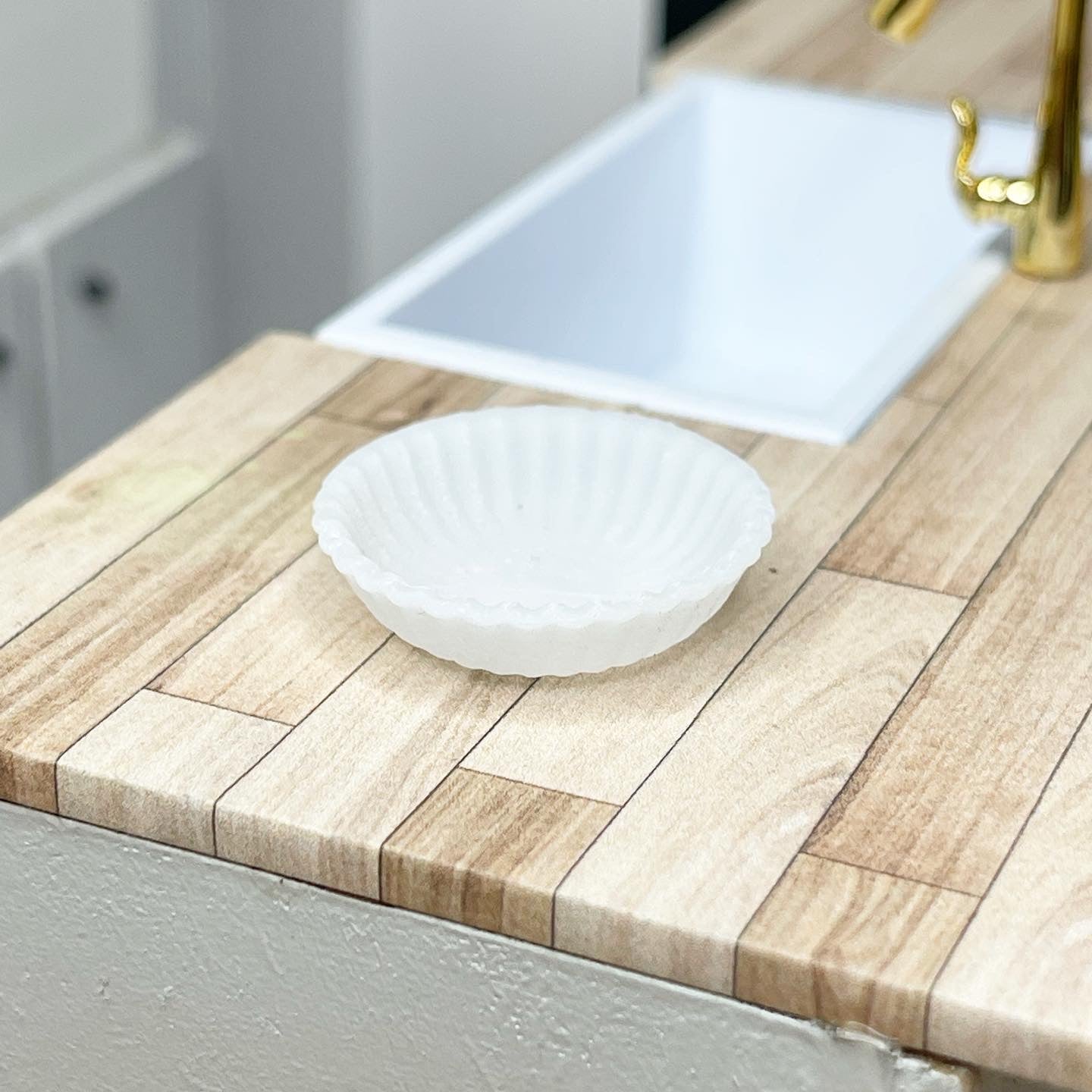 Milk "Glass" Flat Serving Dish