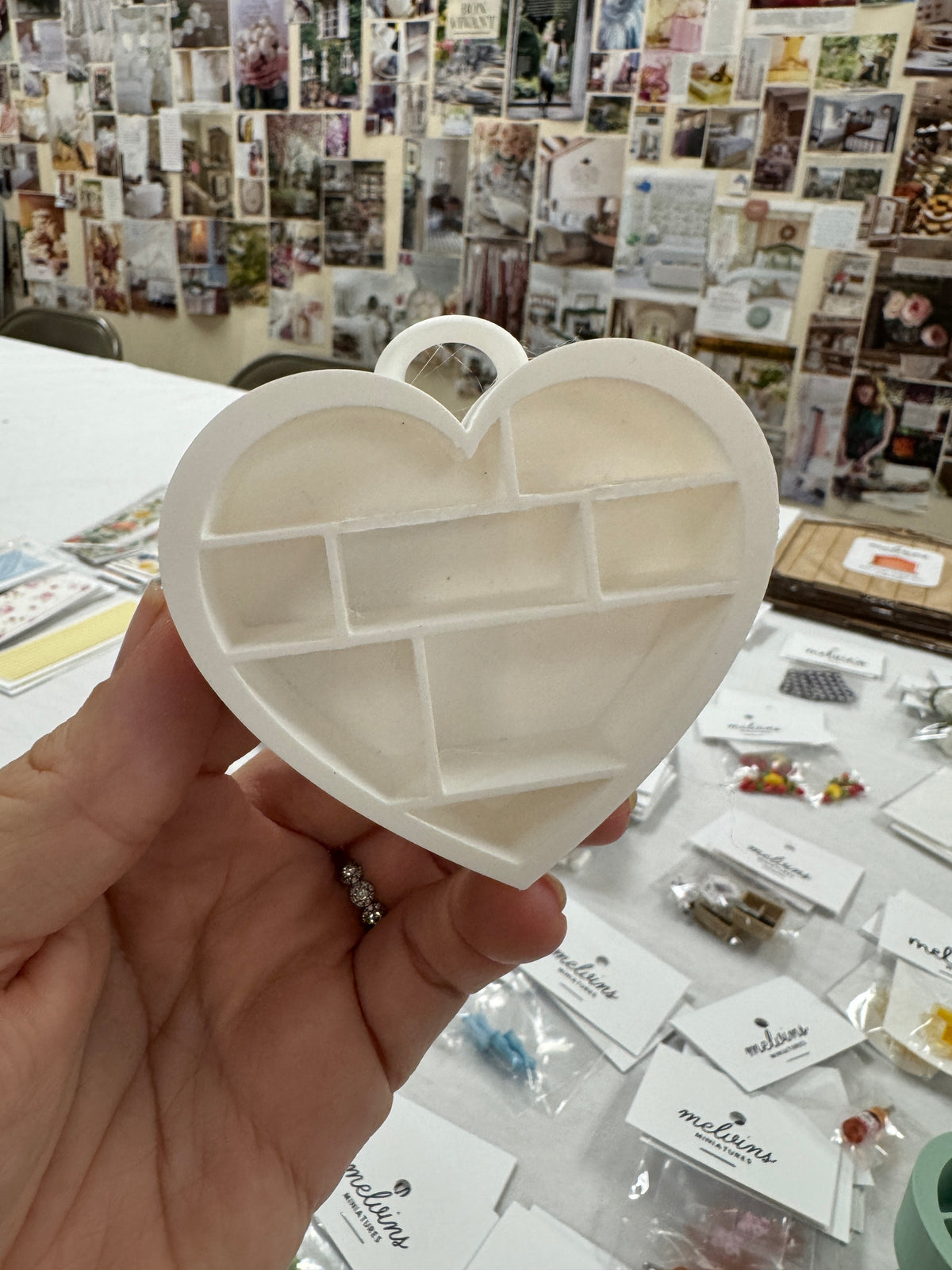 Heart Ornament White