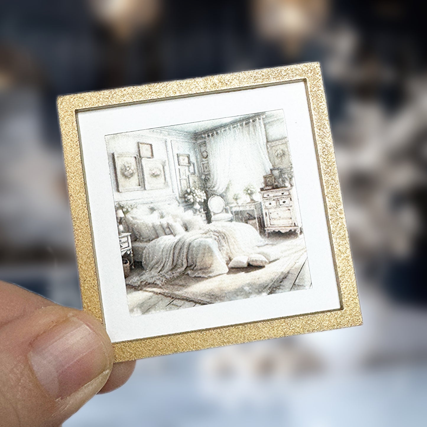 Shabby Chic Bed Wall Art