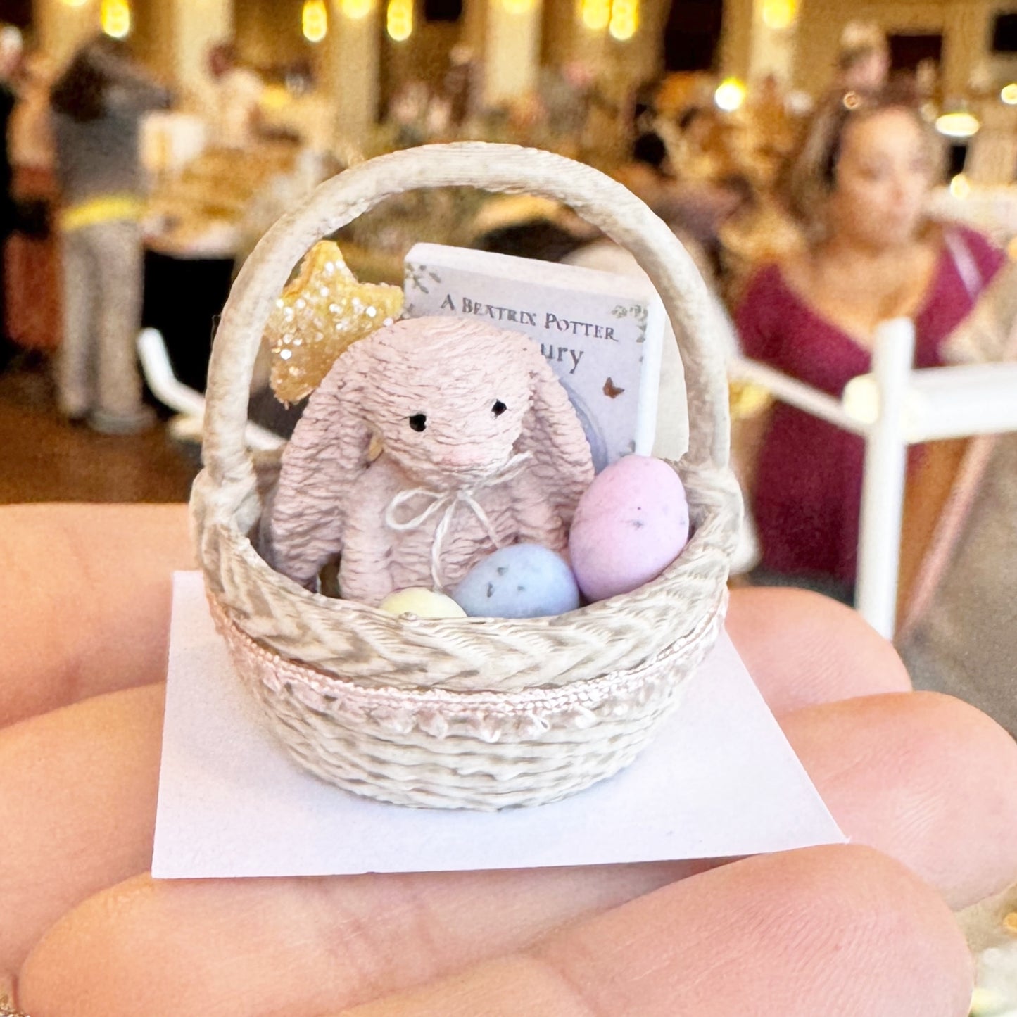 Easter Basket - Pink Bunny