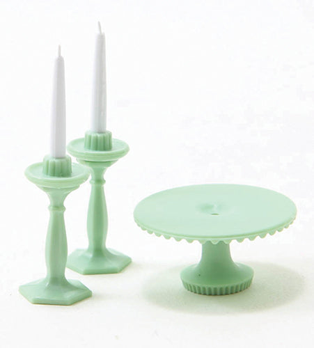 Cake Stand and Candlestick Set