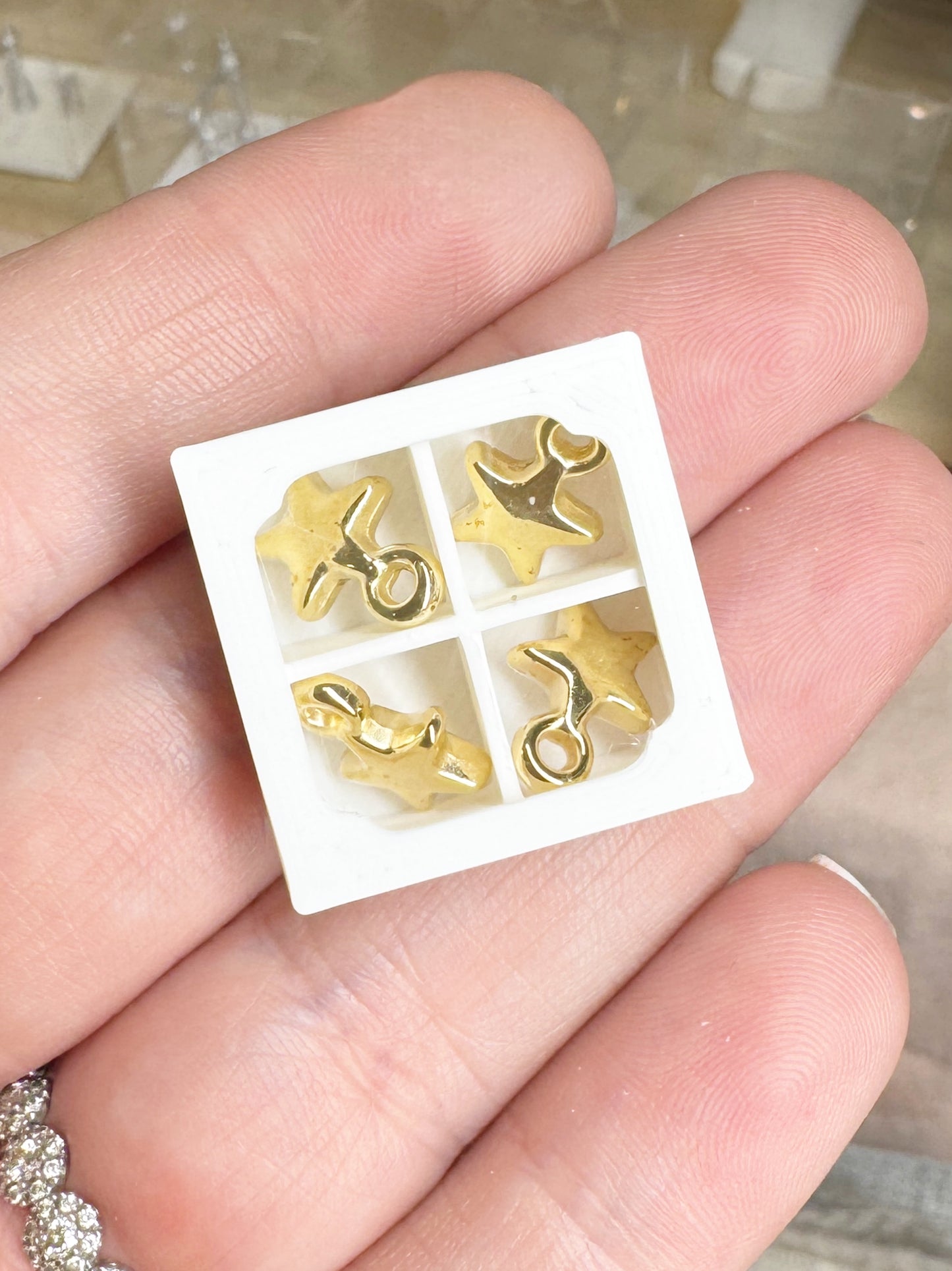 Ornament Set Gold Stars