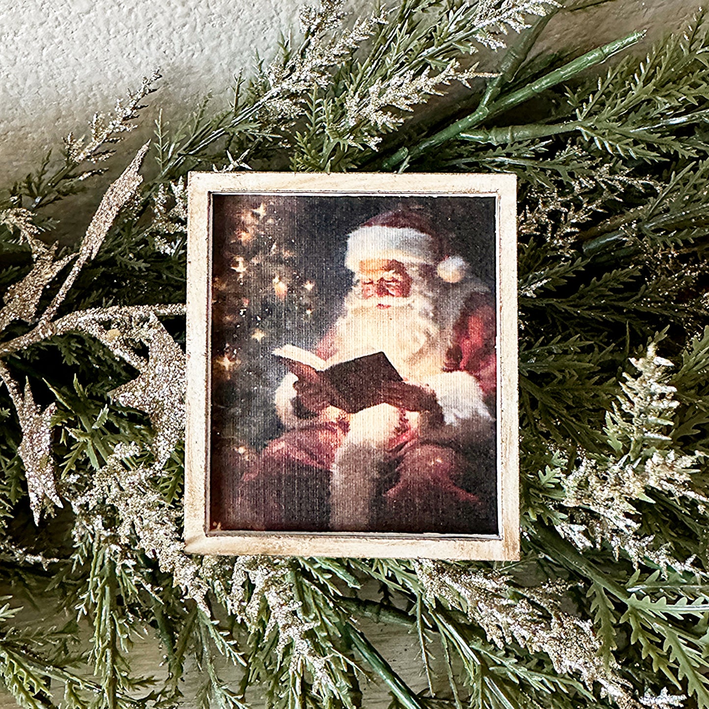 Rustic Santa Wall Art