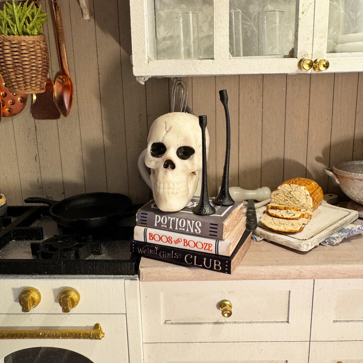 Spooky Book Stack