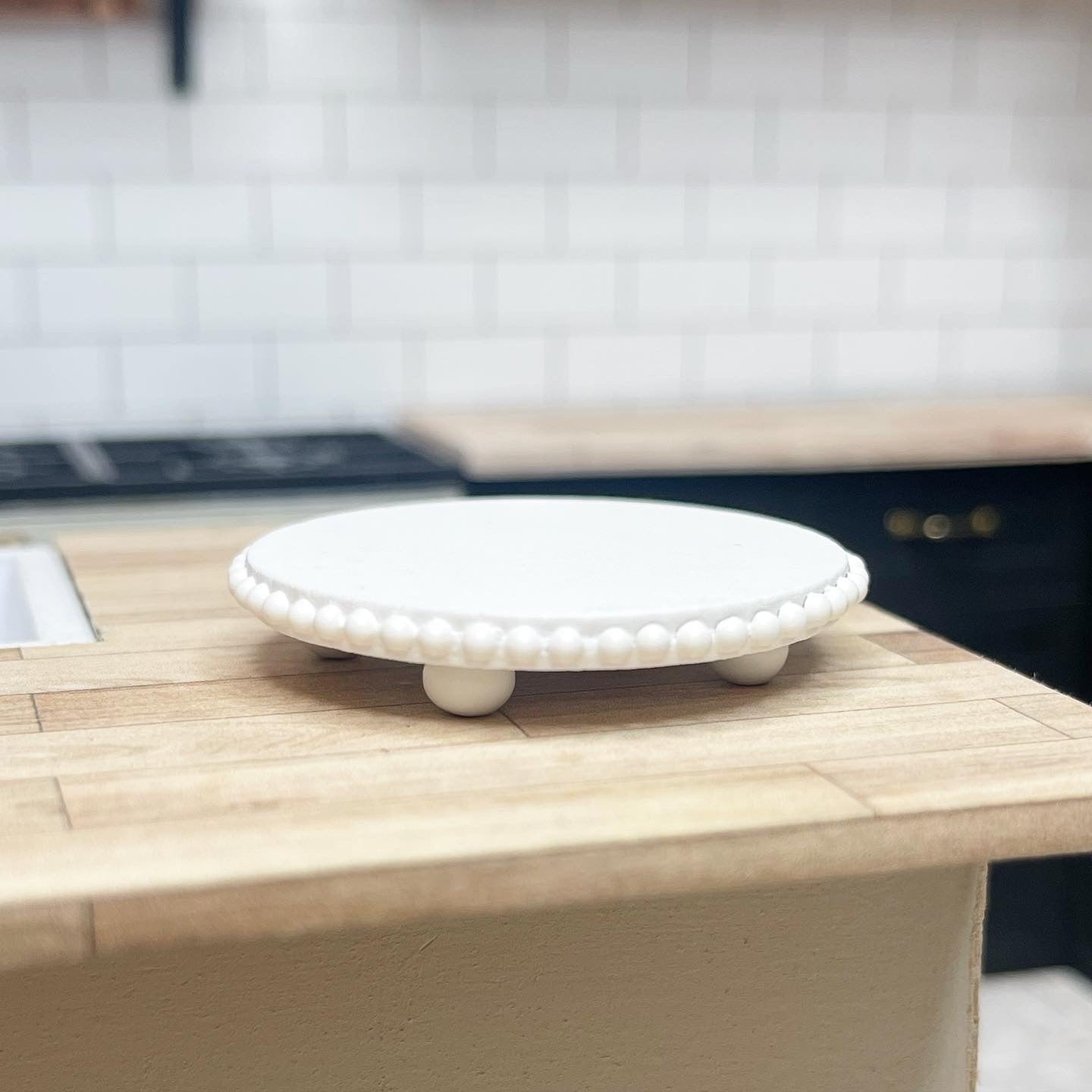 White Riser Stand