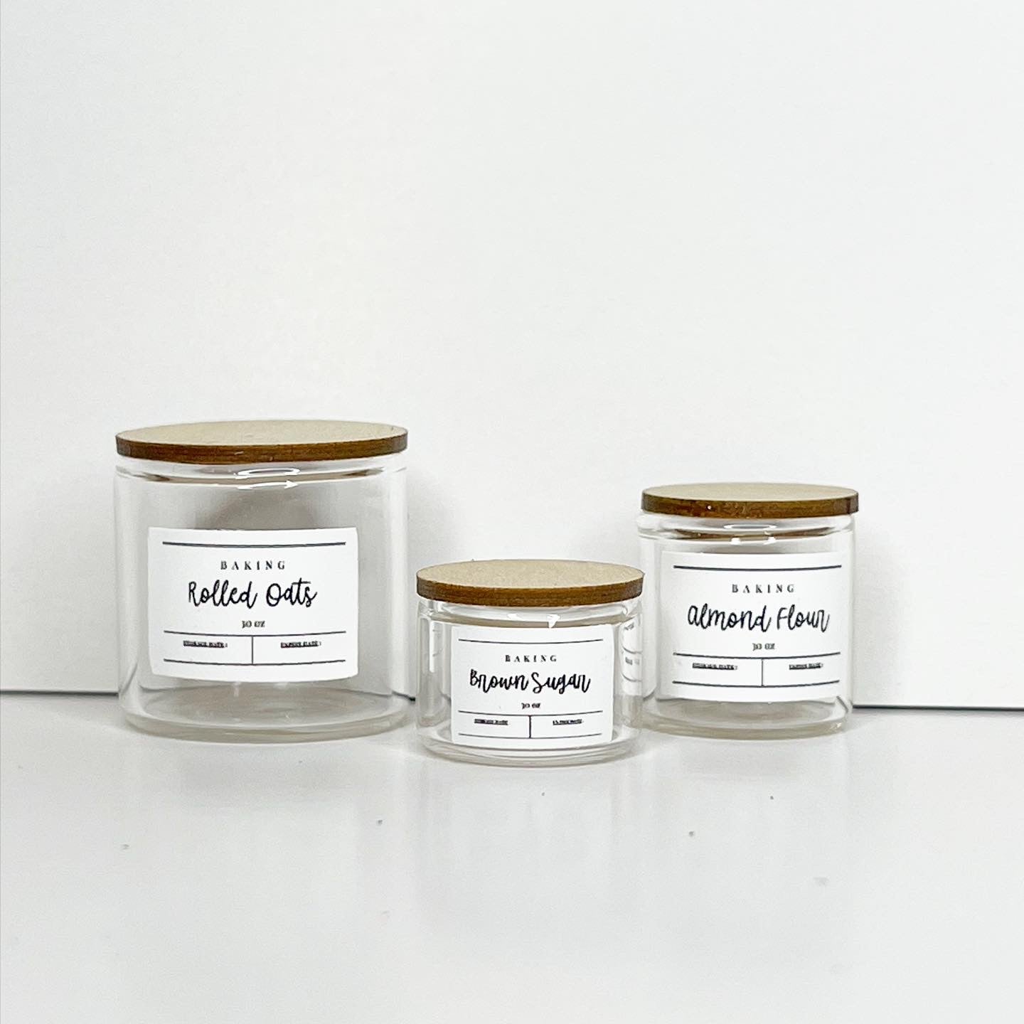 Glass Pantry Canister Set