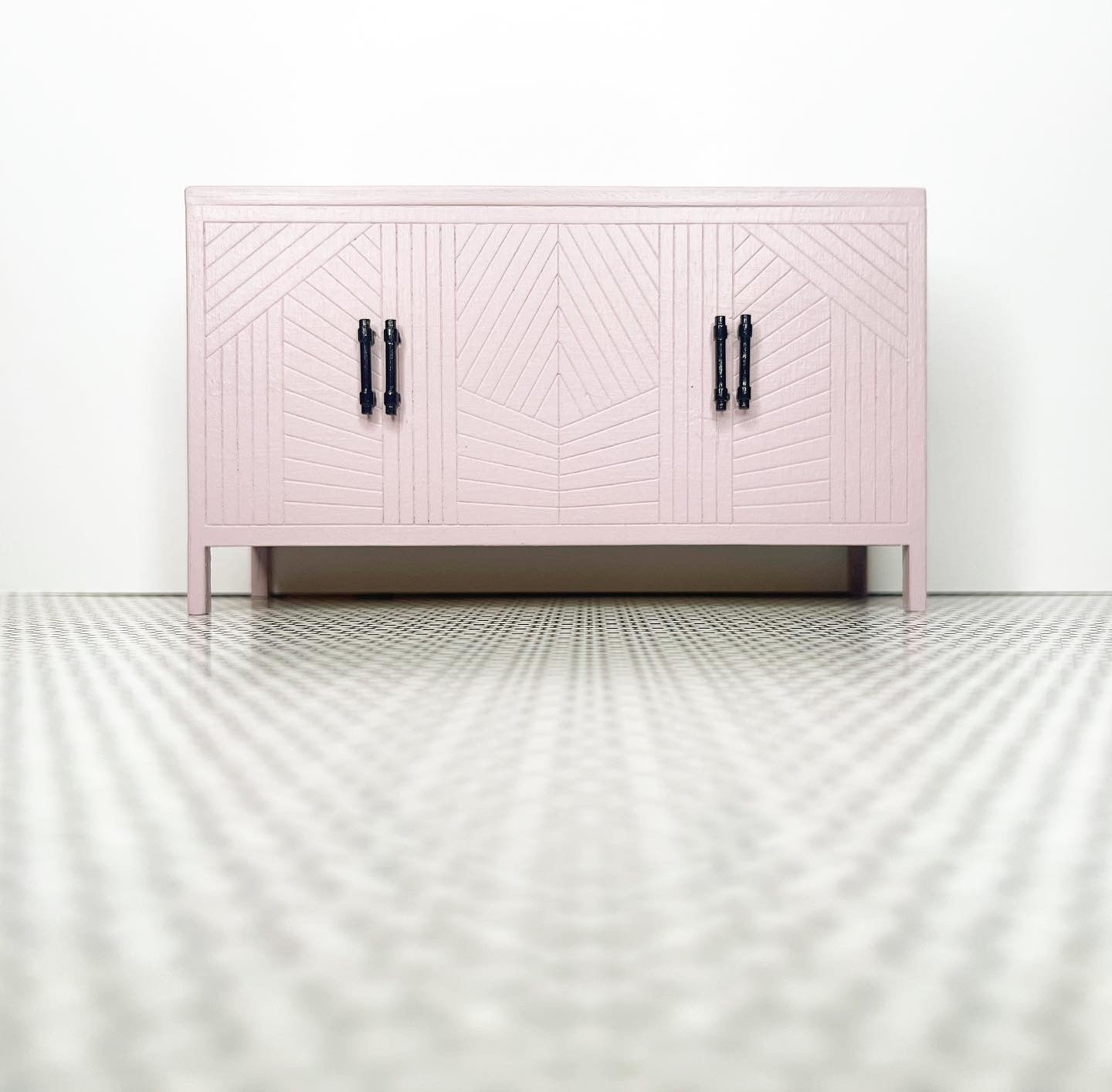 Custom Painted Modern Sideboard