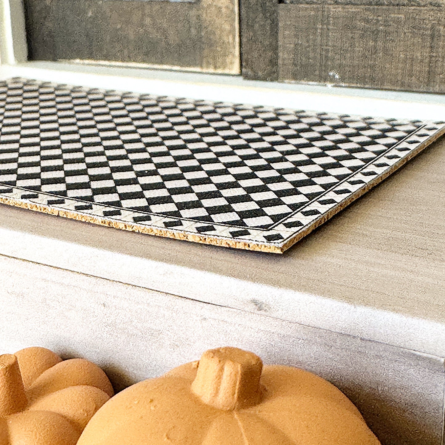 Checker Door Mat