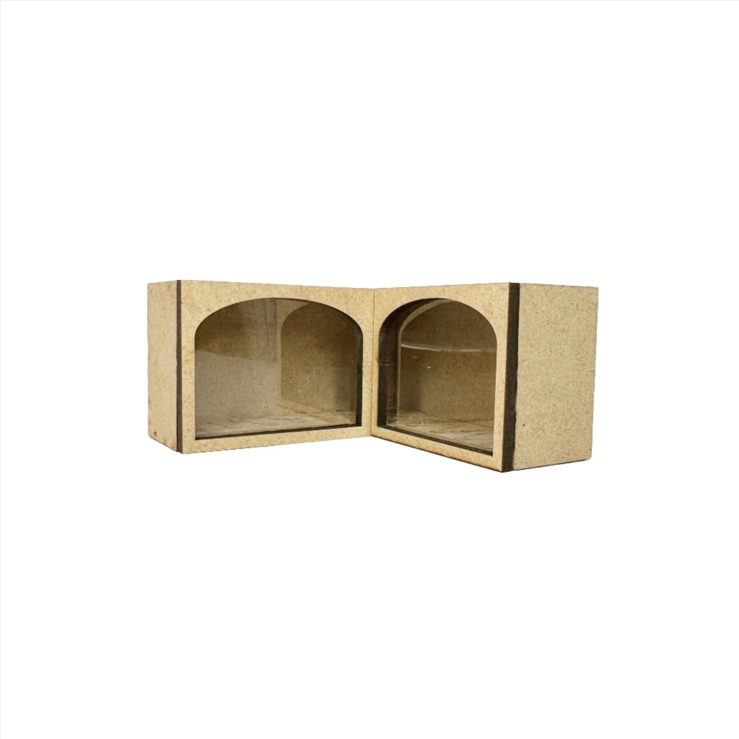 Corner Upper Half Cabinet, Round Top