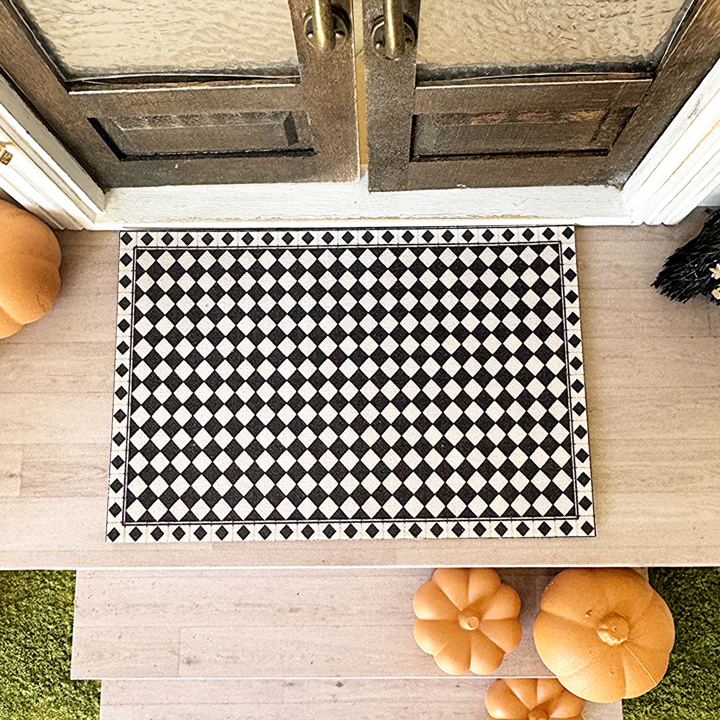 Checker Door Mat