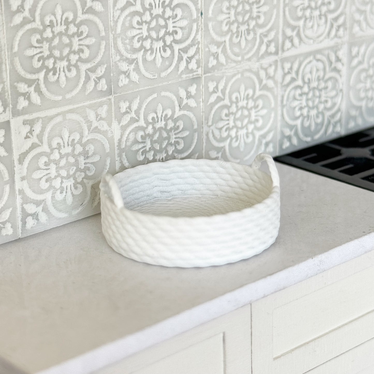 White Wicker Basket