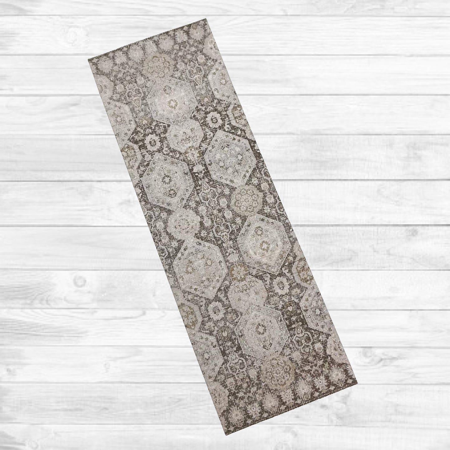 Faded Gray Rug or Runner