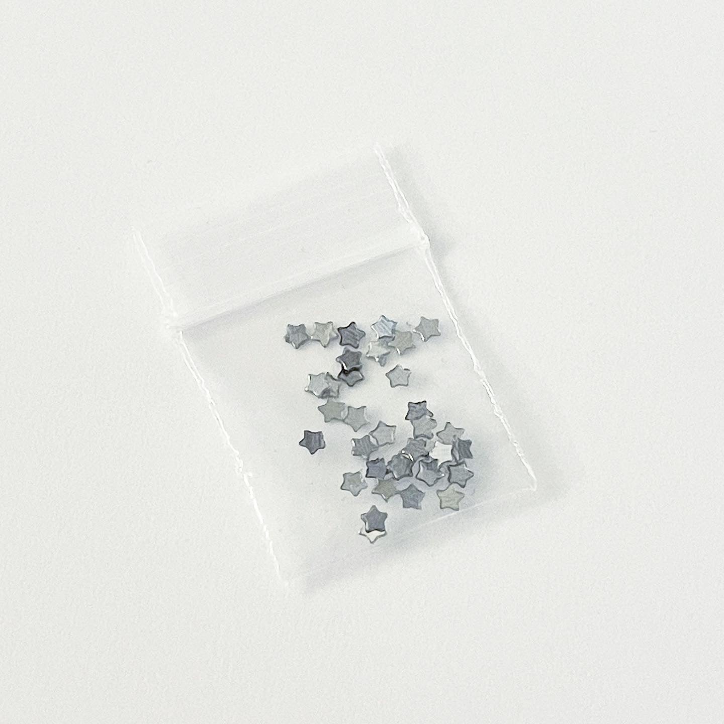 Silver Star Confetti