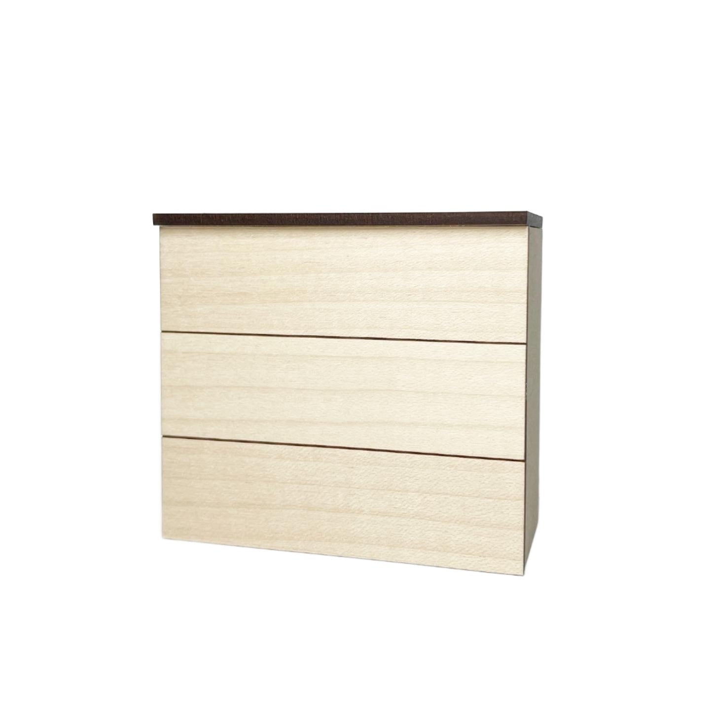 Double Lower Cabinet with 3 Drawers, Modern