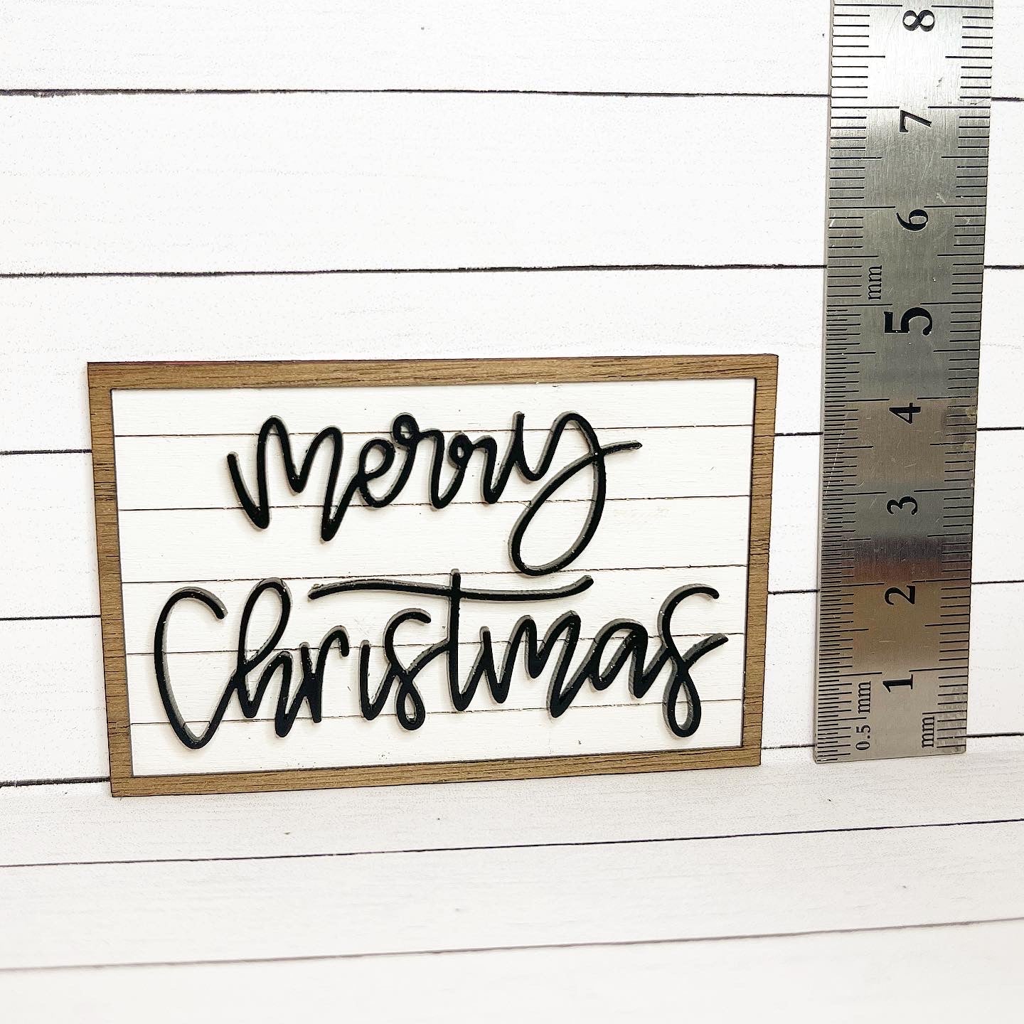 Merry Christmas 3D Framed Wall Art
