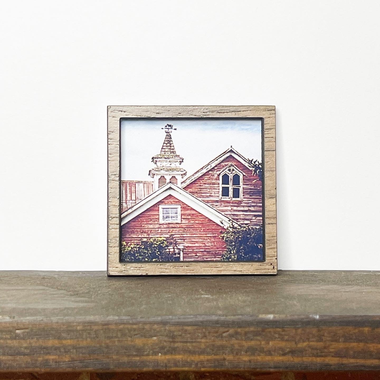 Red Steeple Wall Art