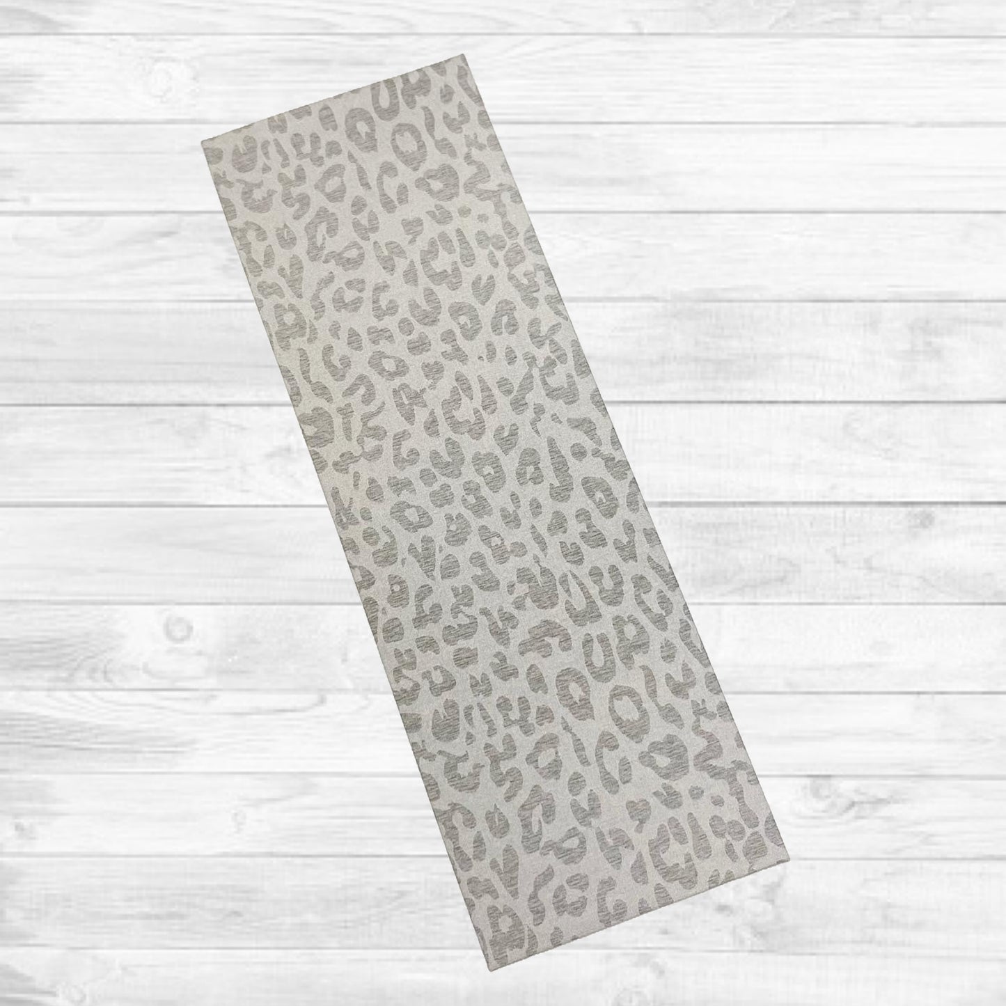 Grey Leopard Rug or Runner