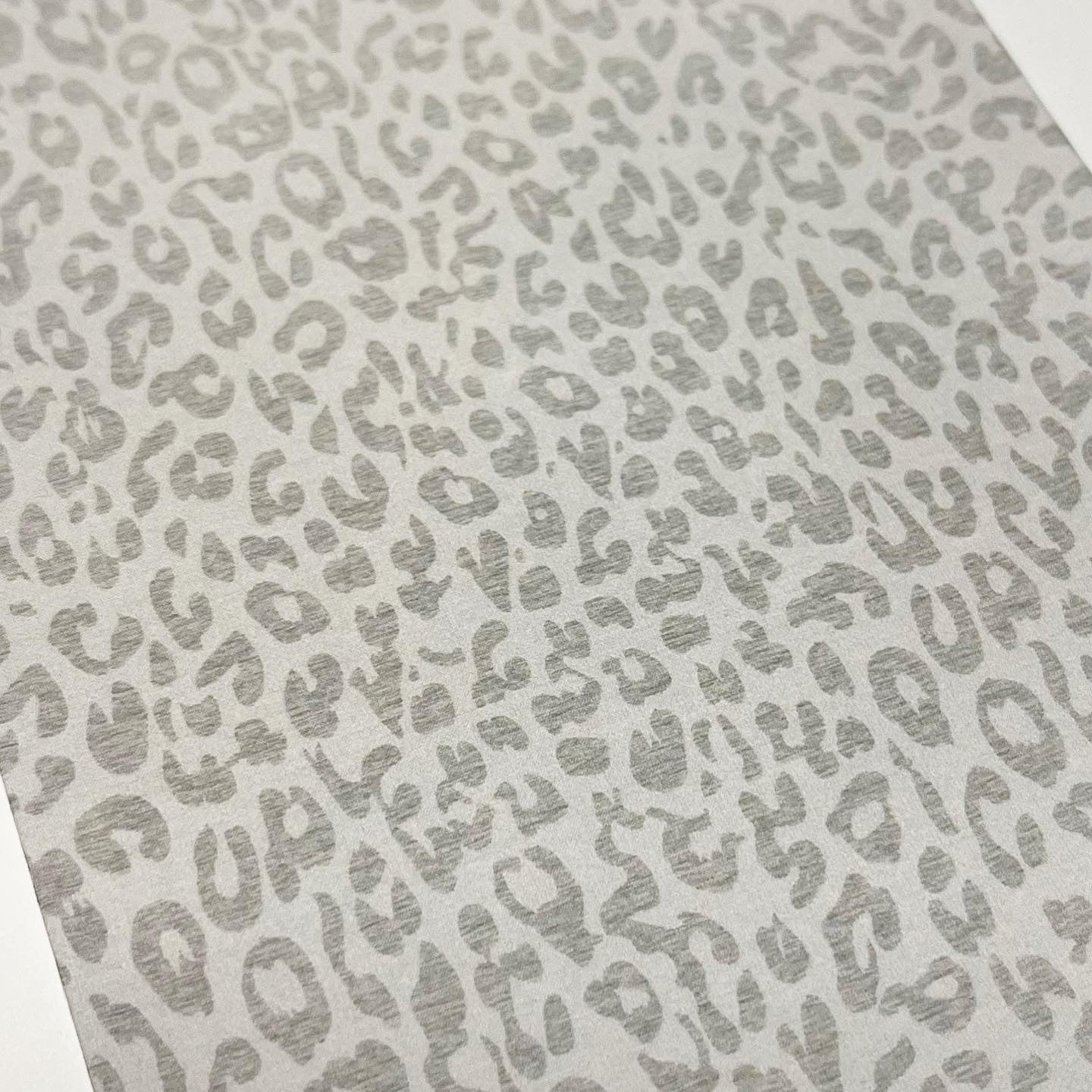 Grey Leopard Rug or Runner