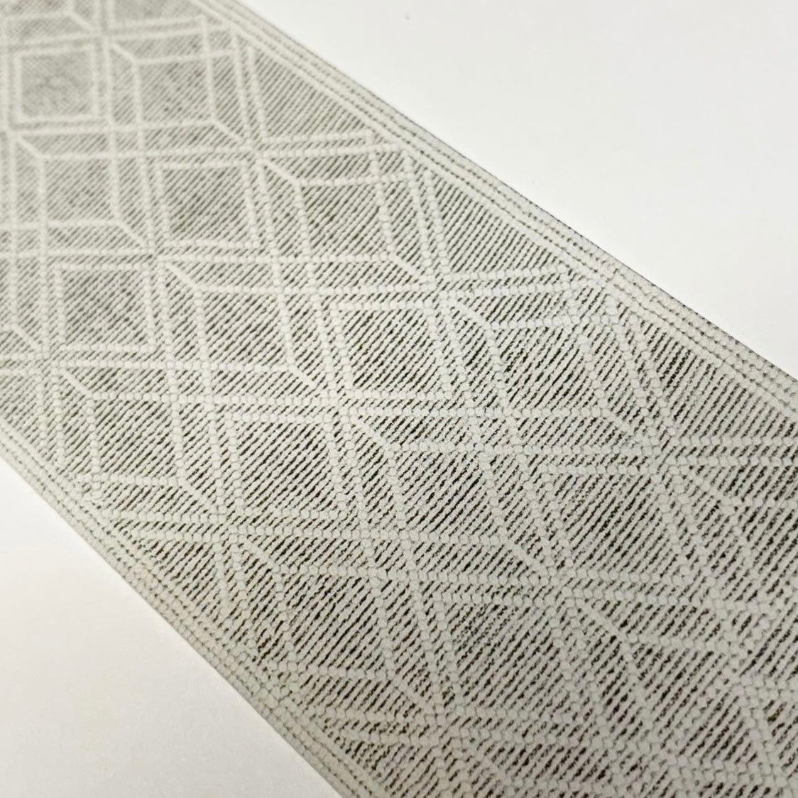 Grey Lattice Rug or Runner