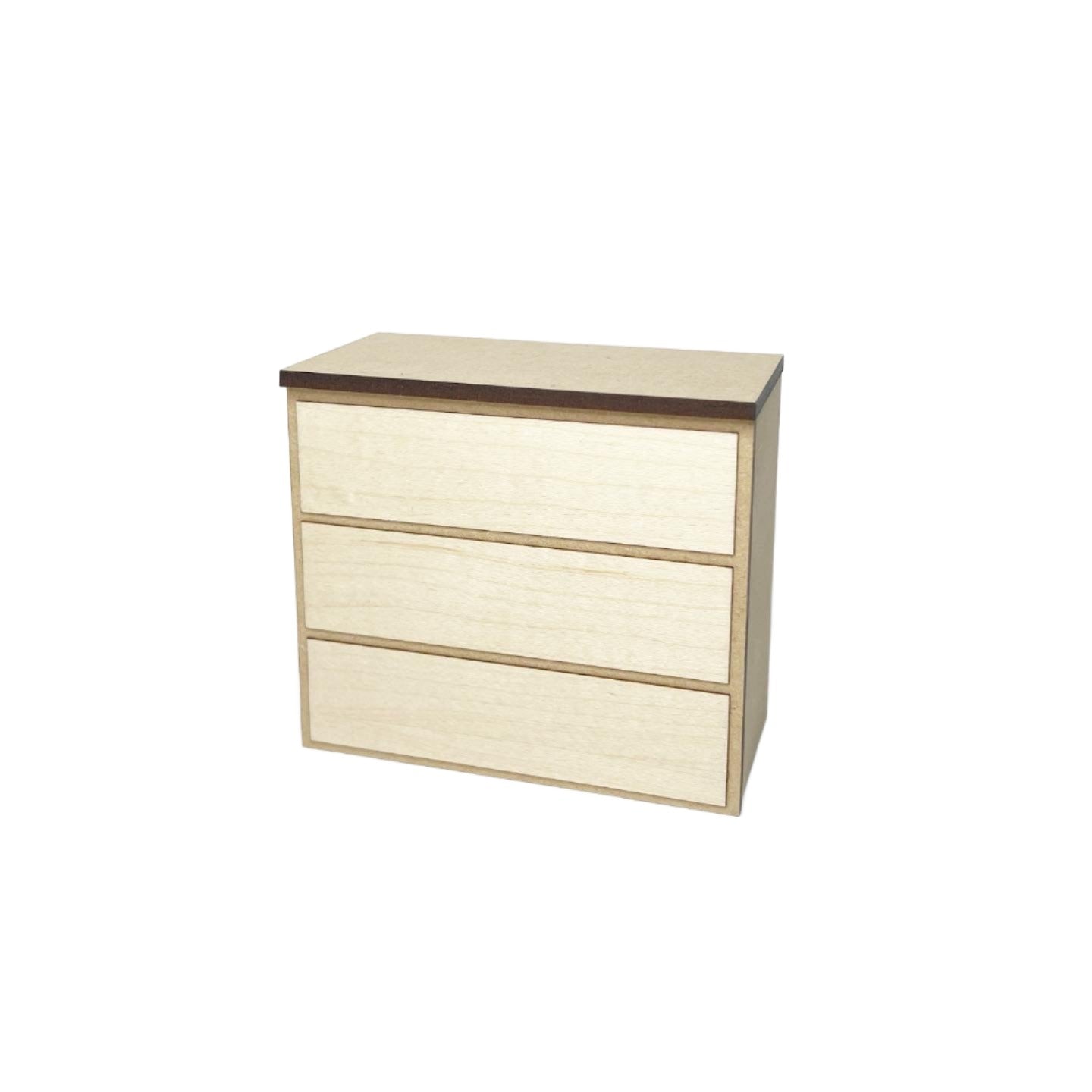 Double Lower Cabinet with 3 Drawers, Standard