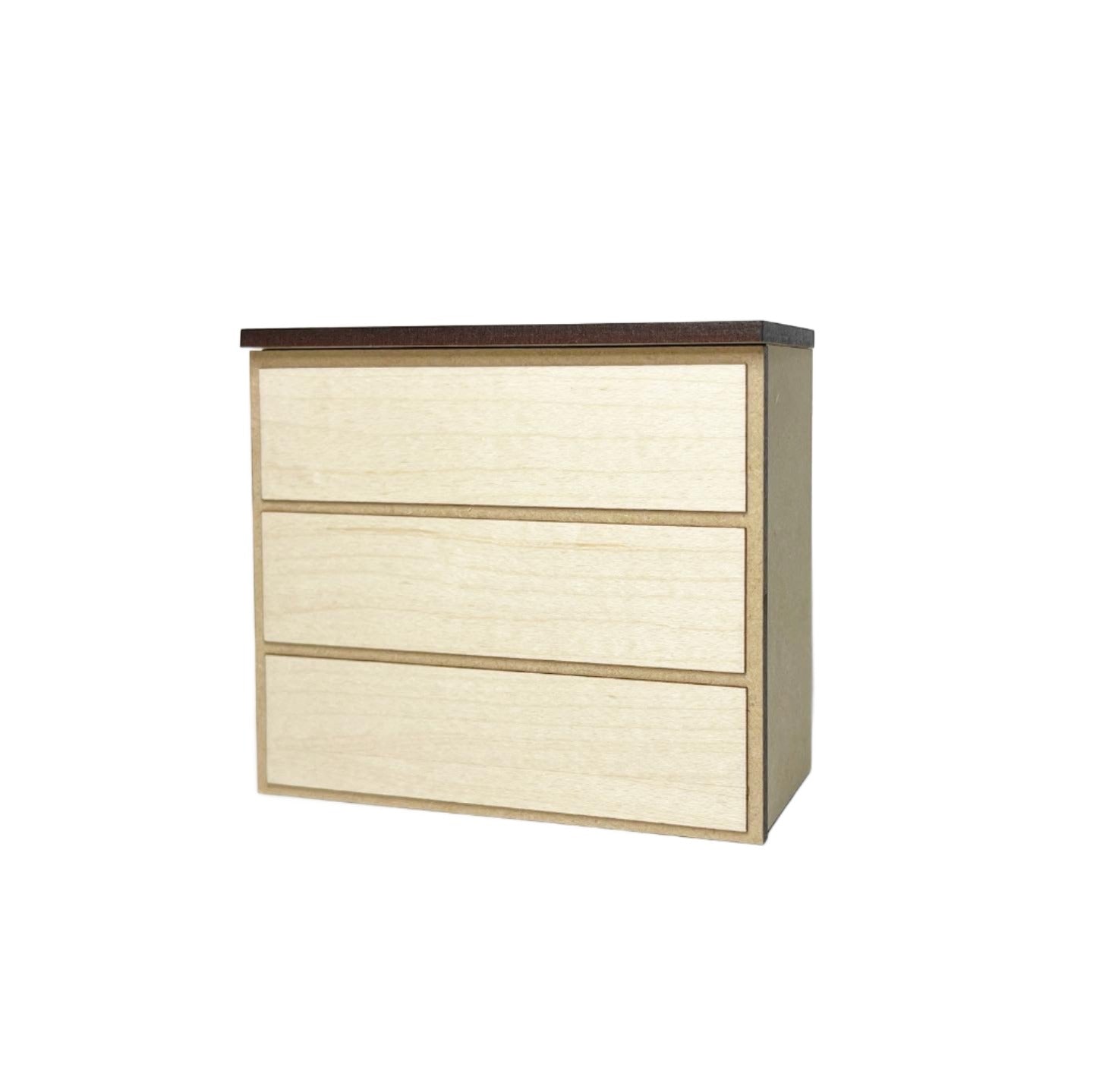 Double Lower Cabinet with Three Drawers, Standard
