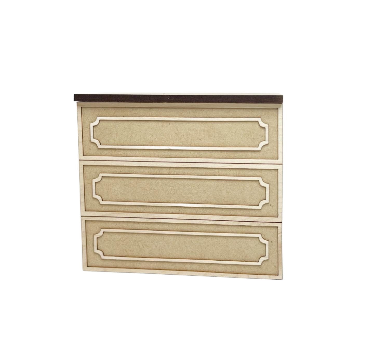 Double Lower Cabinet with 3 Drawers, French Country