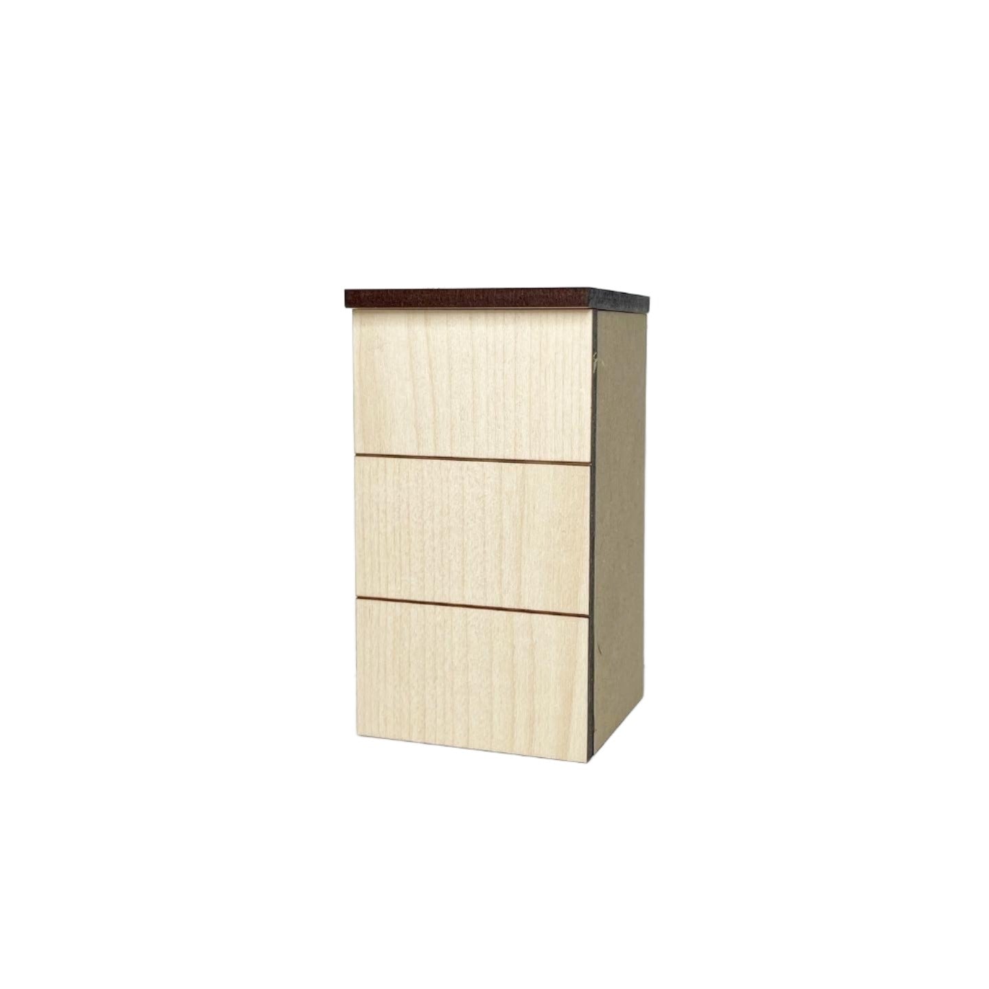 Single Lower Cabinet with 3 Drawers, Modern