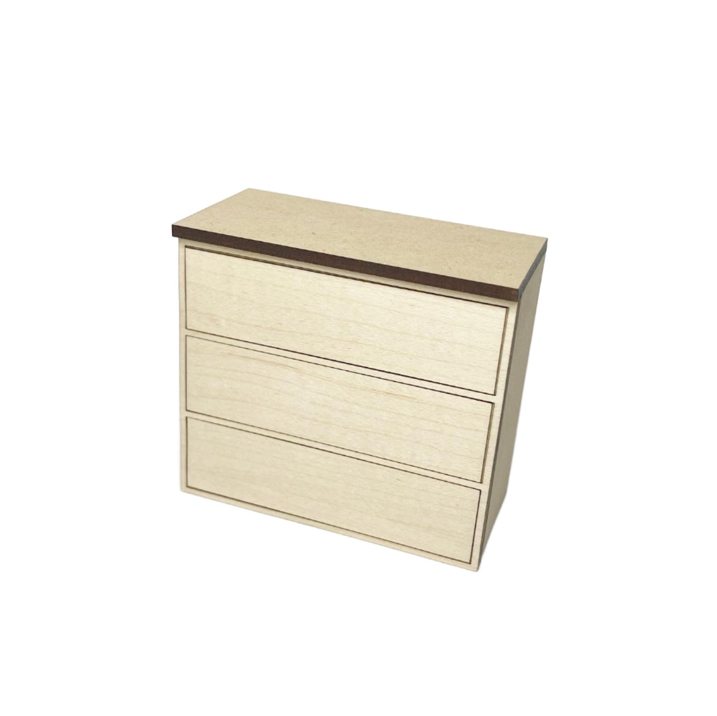 Double Lower Cabinet with Three Drawers, Standard