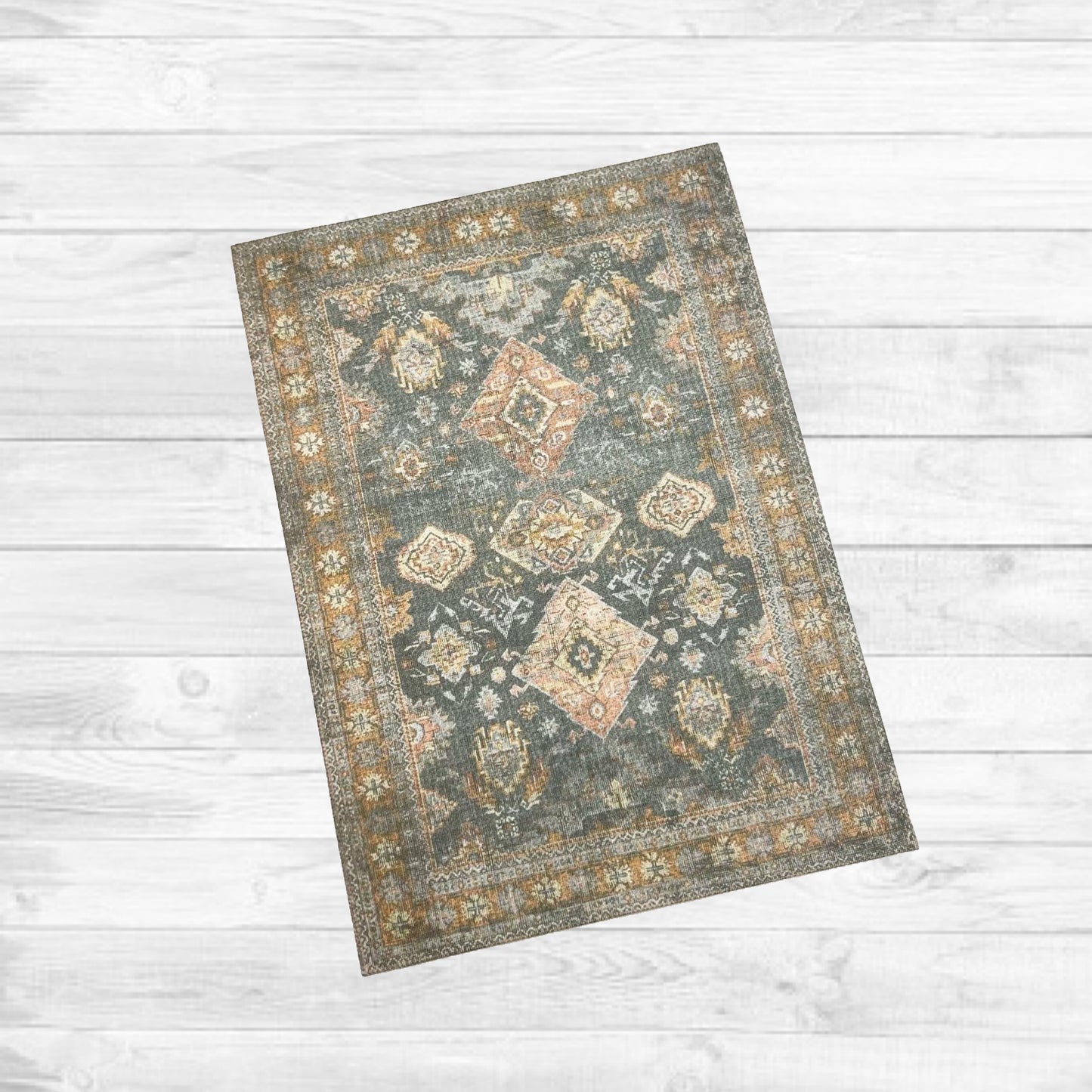 Rusty Blue Rug or Runner