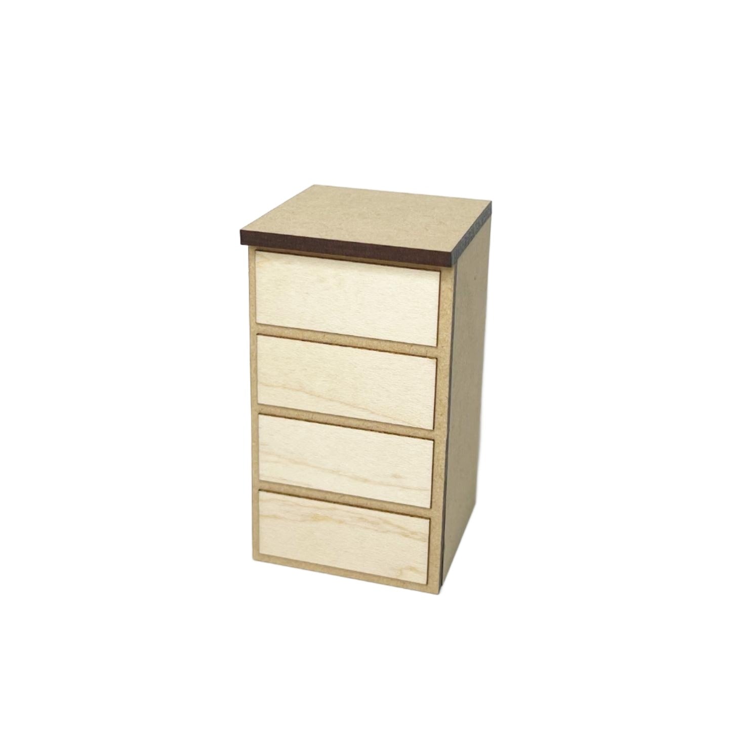 Single Lower Cabinet with 4 Drawers, Standard