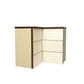 Corner Lower Cabinet with 3 Drawers, Modern