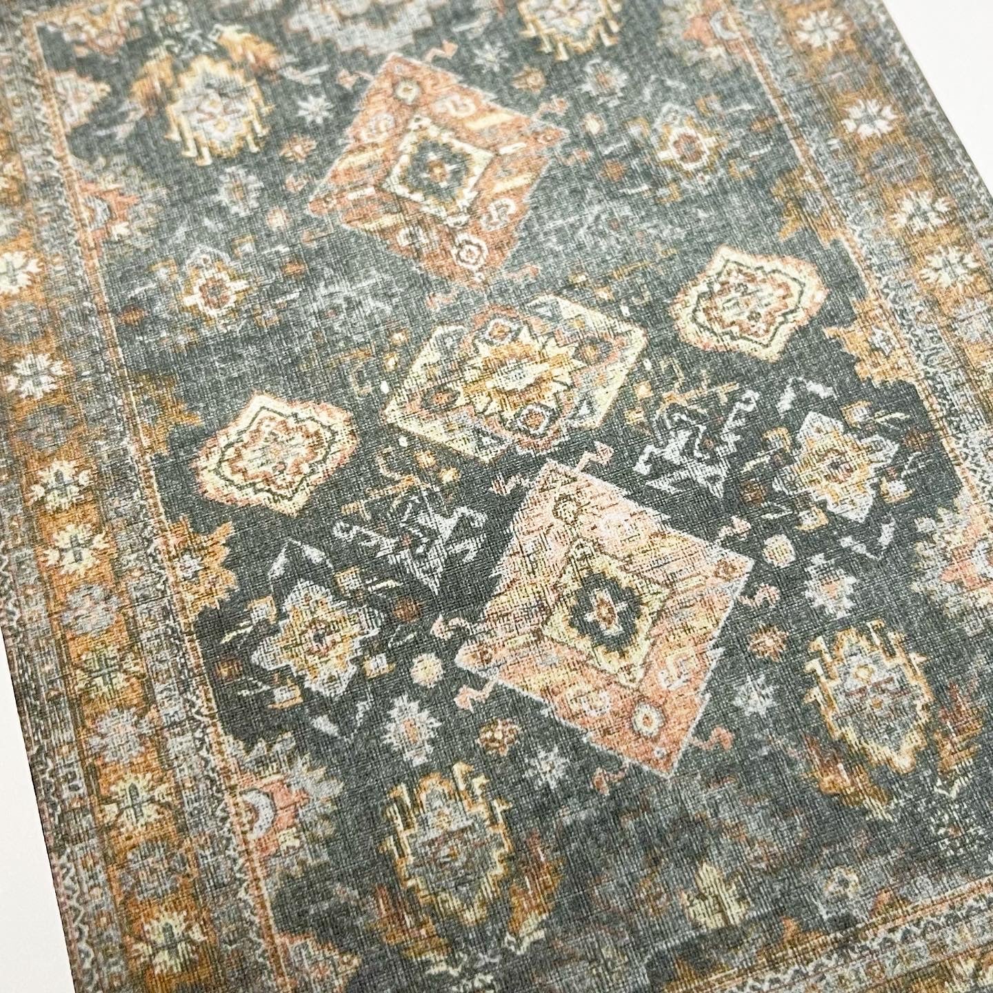 Rusty Blue Rug or Runner