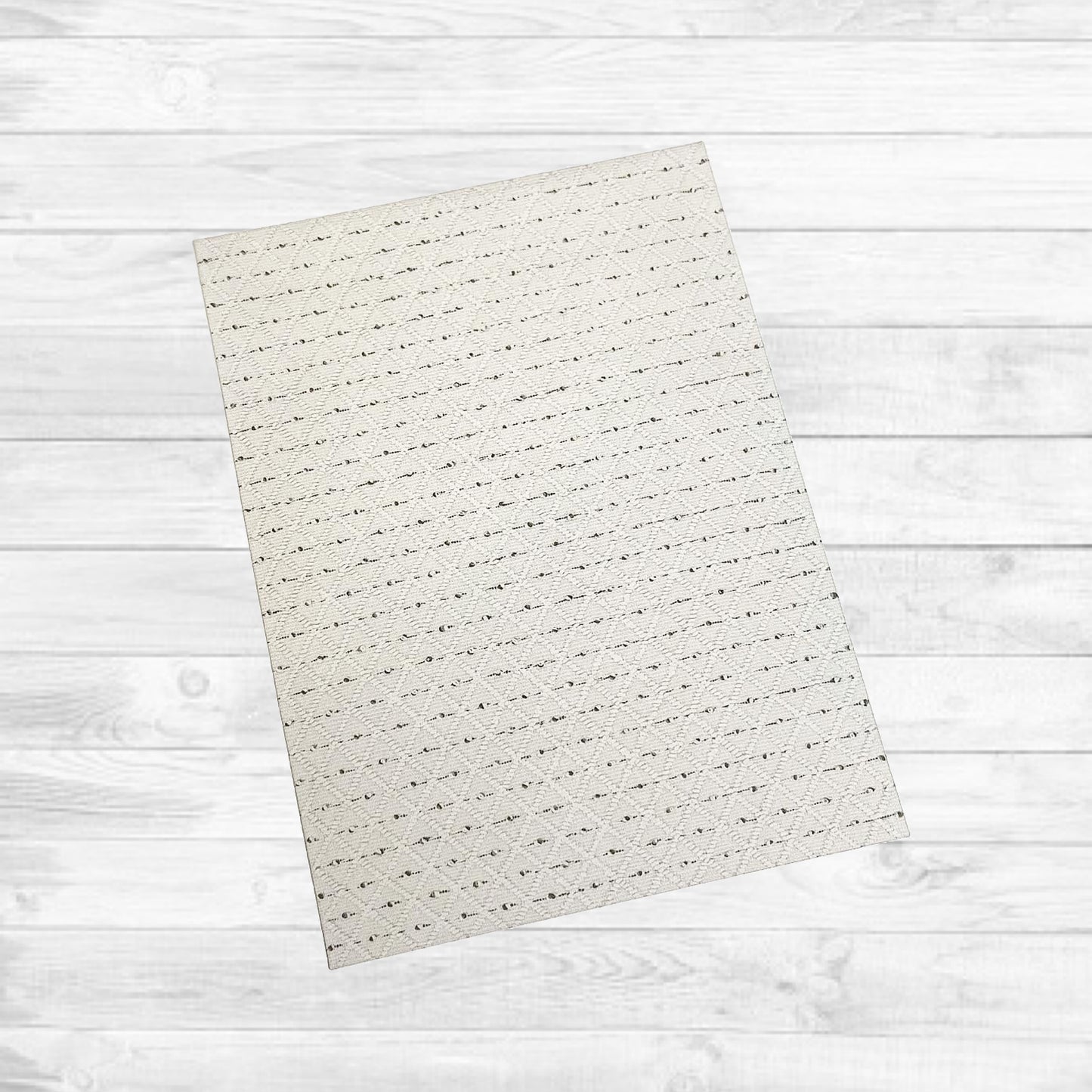 Salt and Pepper Lattice Rug or Runner