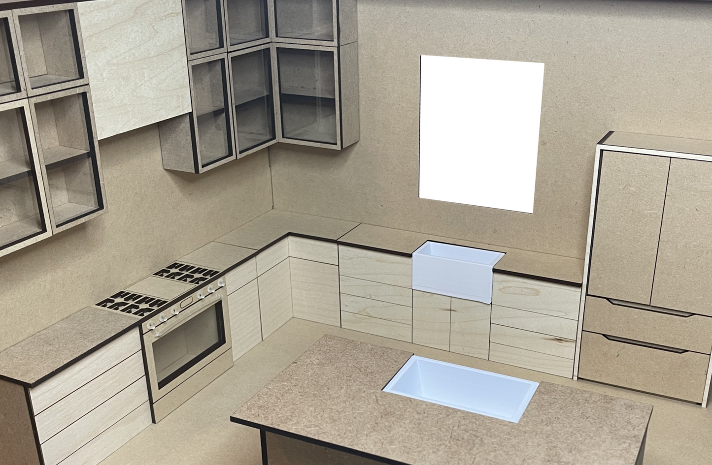 Custom Kitchen Room Box Kit