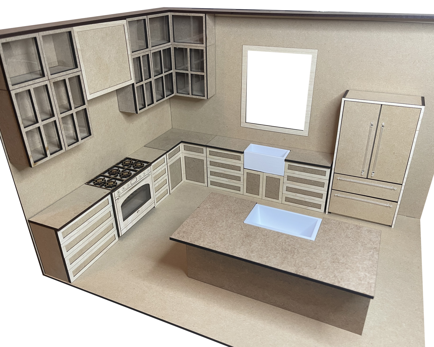Custom Kitchen Room Box Kit