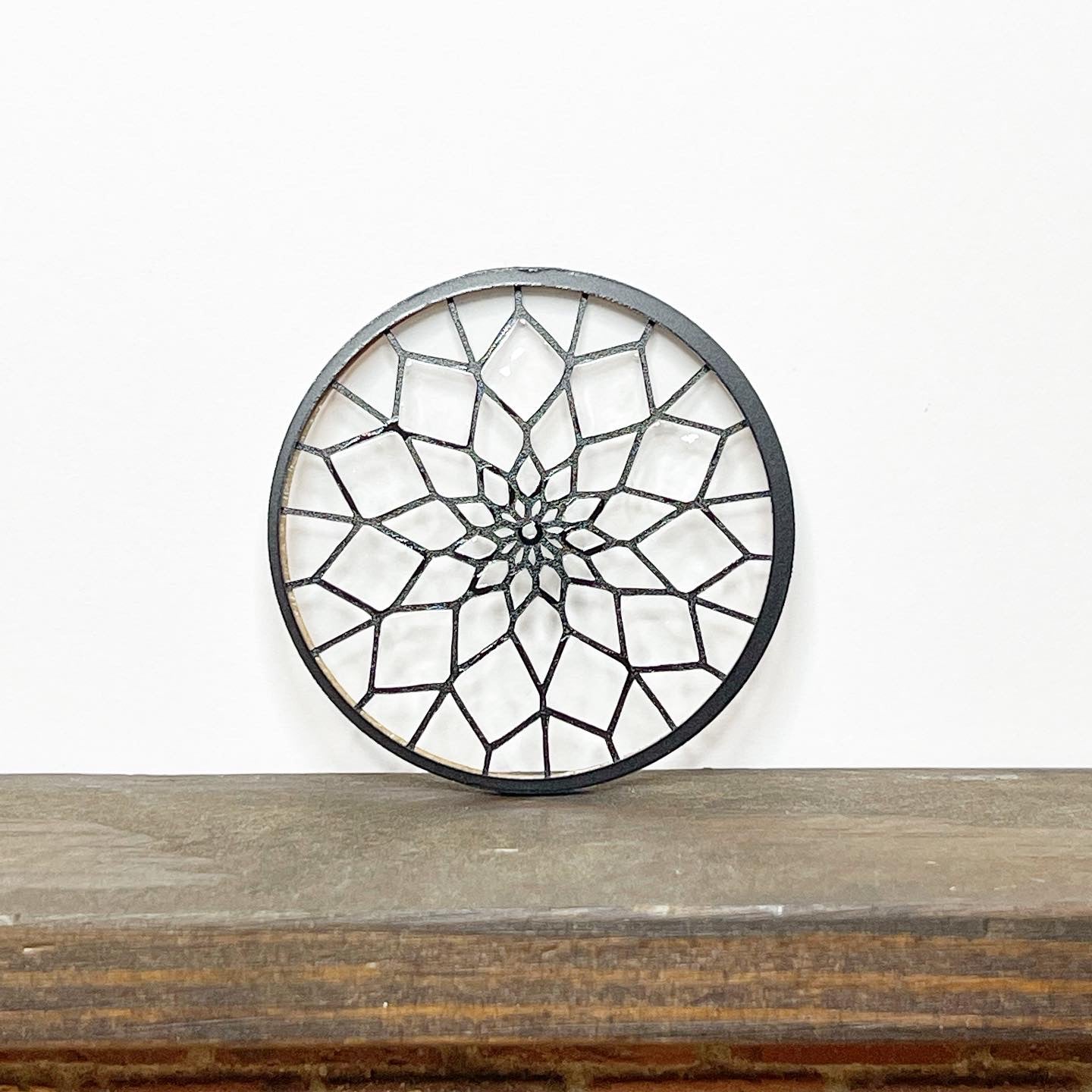Leaded Glass Circle Wall Art