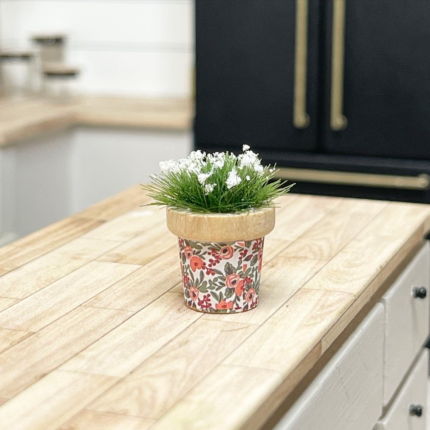 Pink Floral Potted Plant