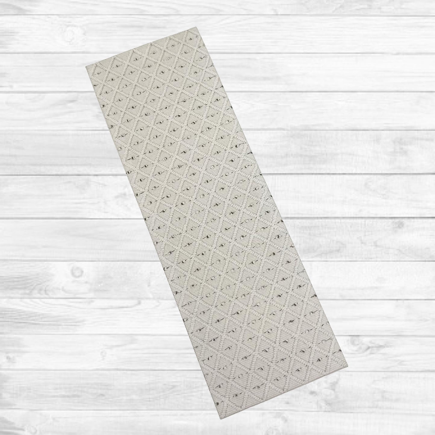 Salt and Pepper Lattice Rug or Runner
