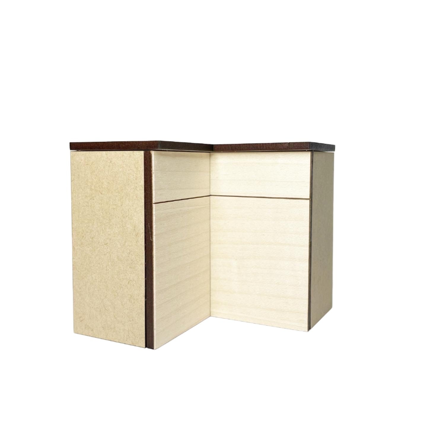 Corner Lower Cabinet with Doors, Modern