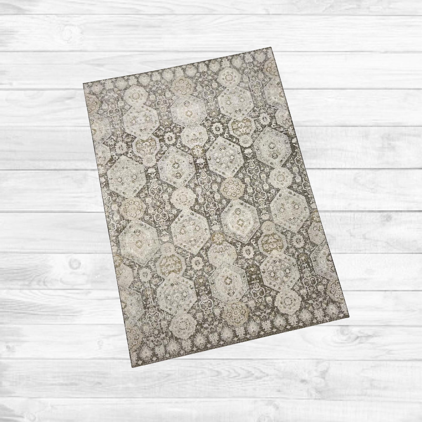 Faded Gray Rug or Runner