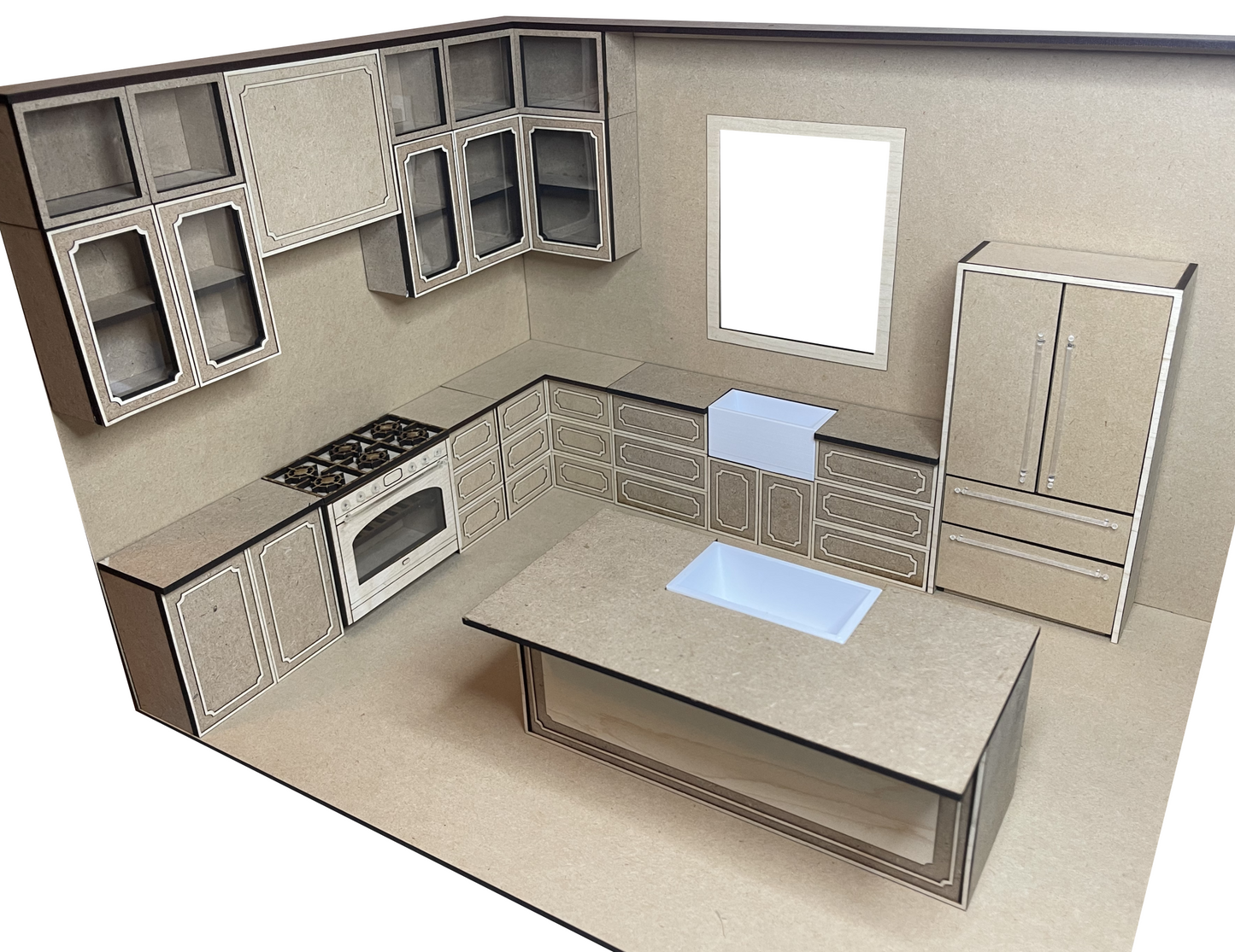 Custom Kitchen Room Box Kit