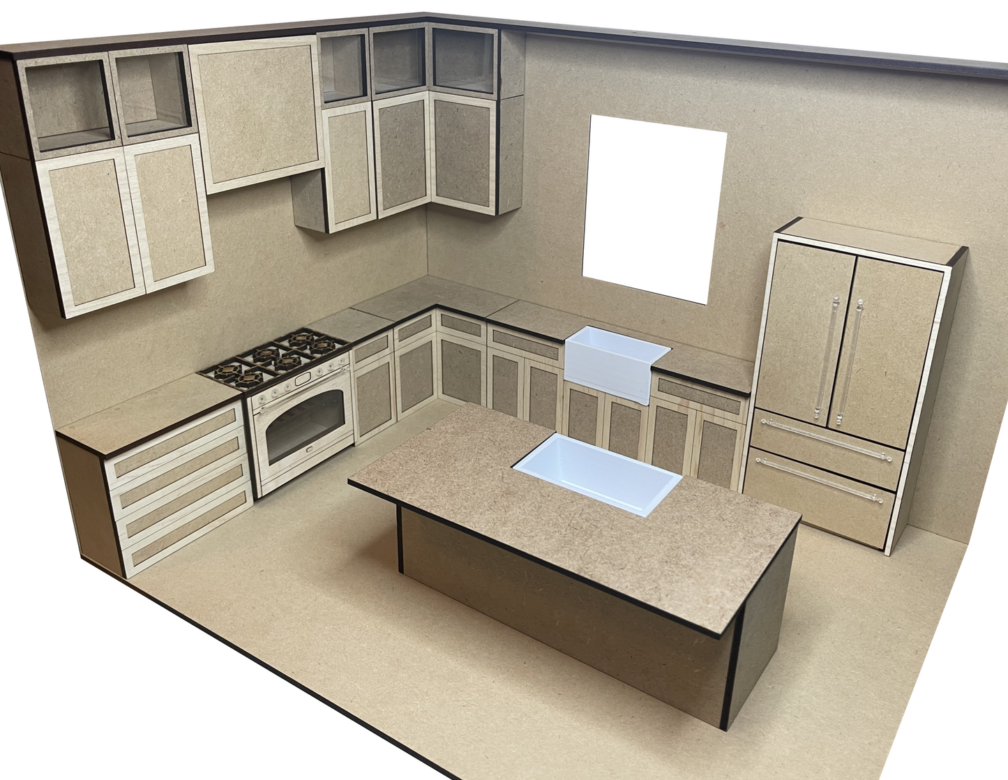 Custom Kitchen Room Box Kit