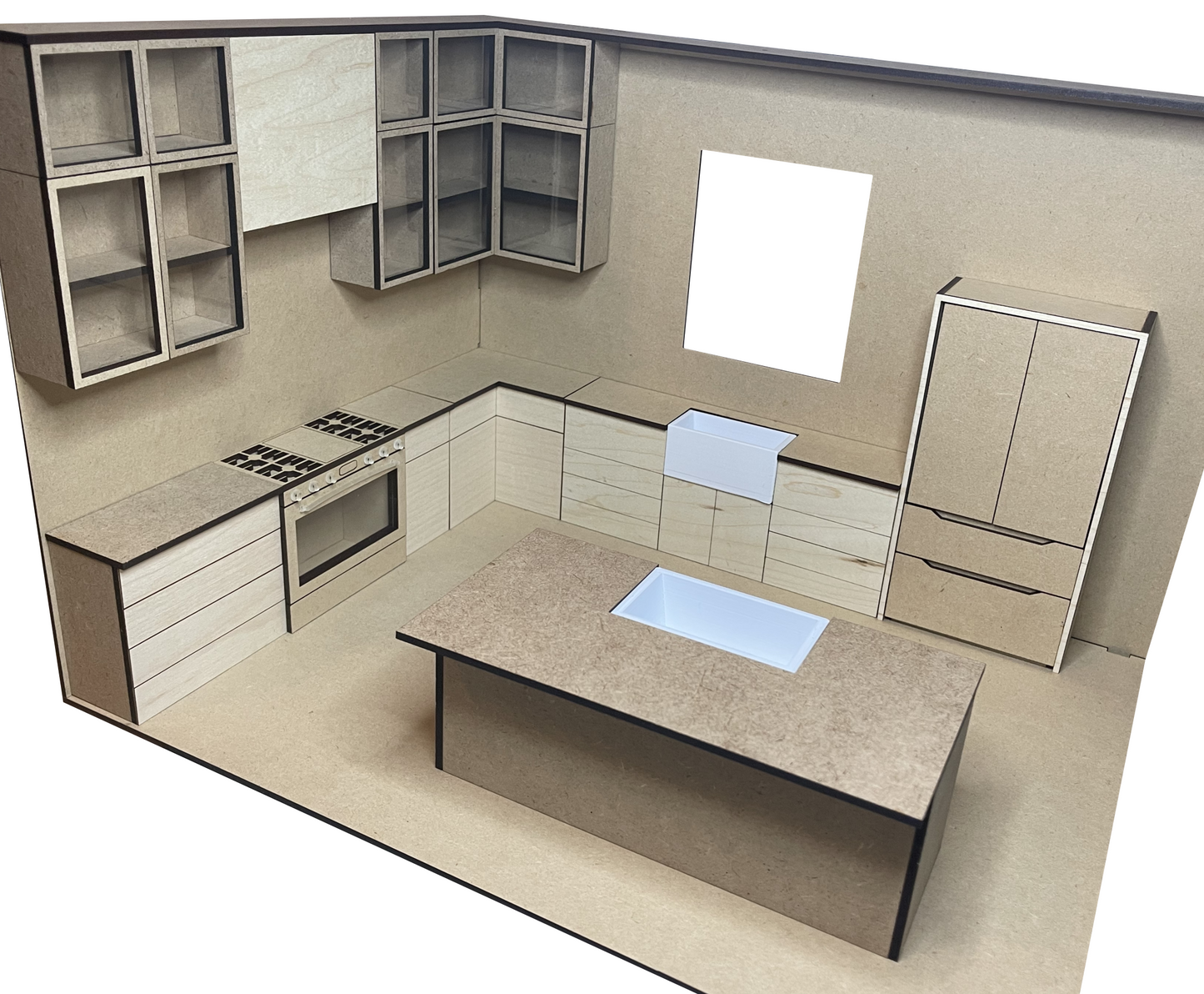 Custom Kitchen Room Box Kit