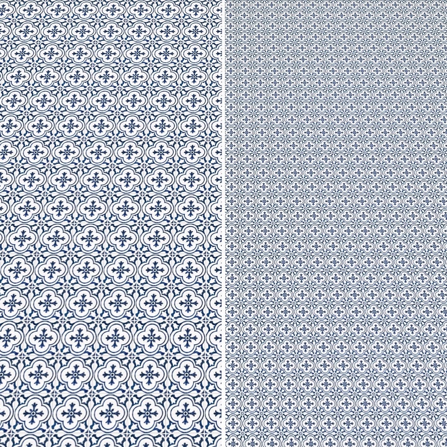 Blue and White Tile