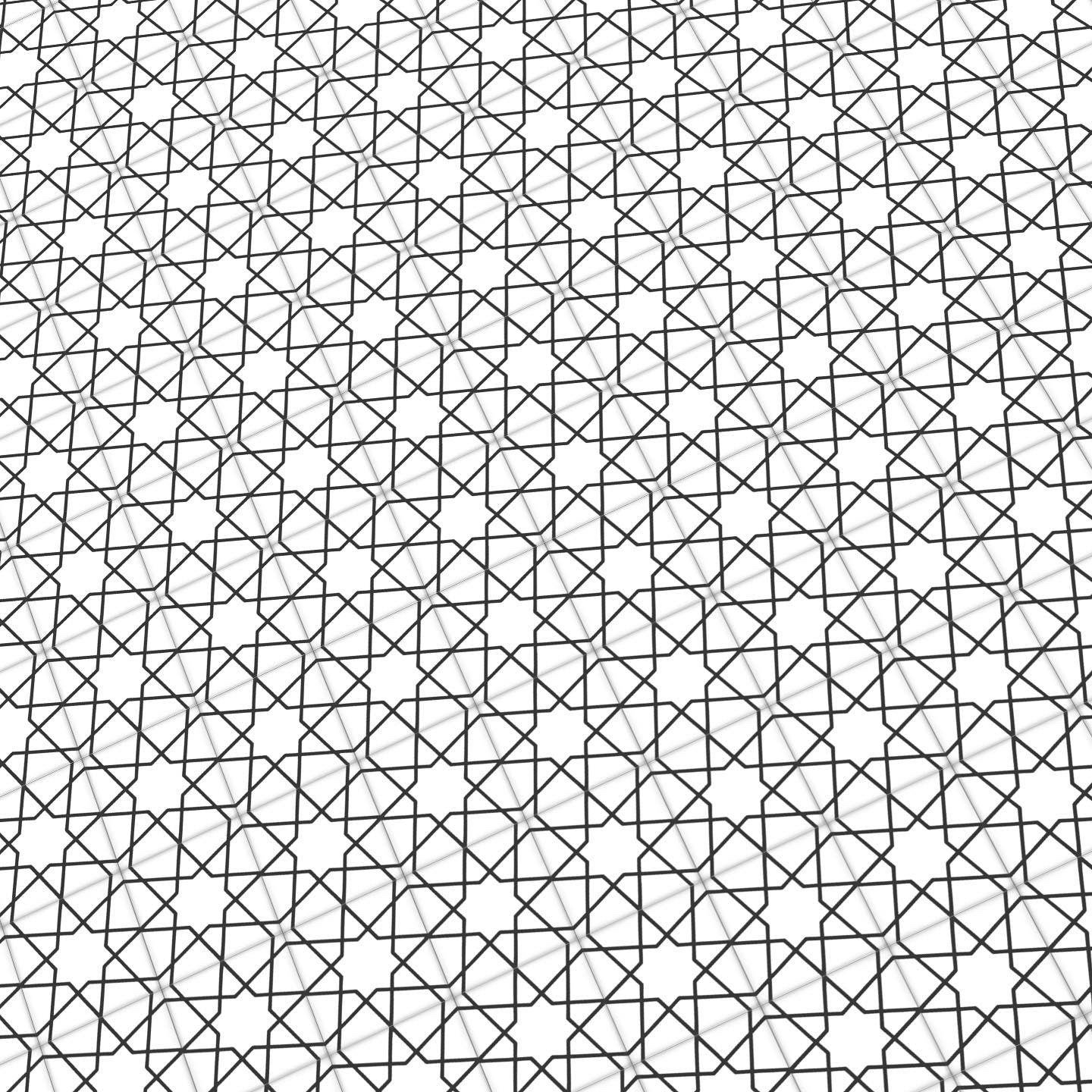Black and White Tile (1 inch)